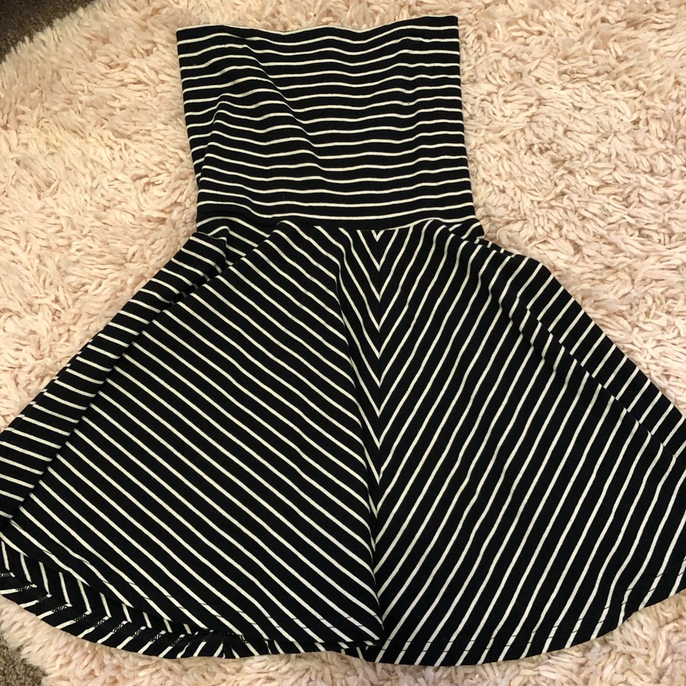 American apparel Multi way stripe tube dress